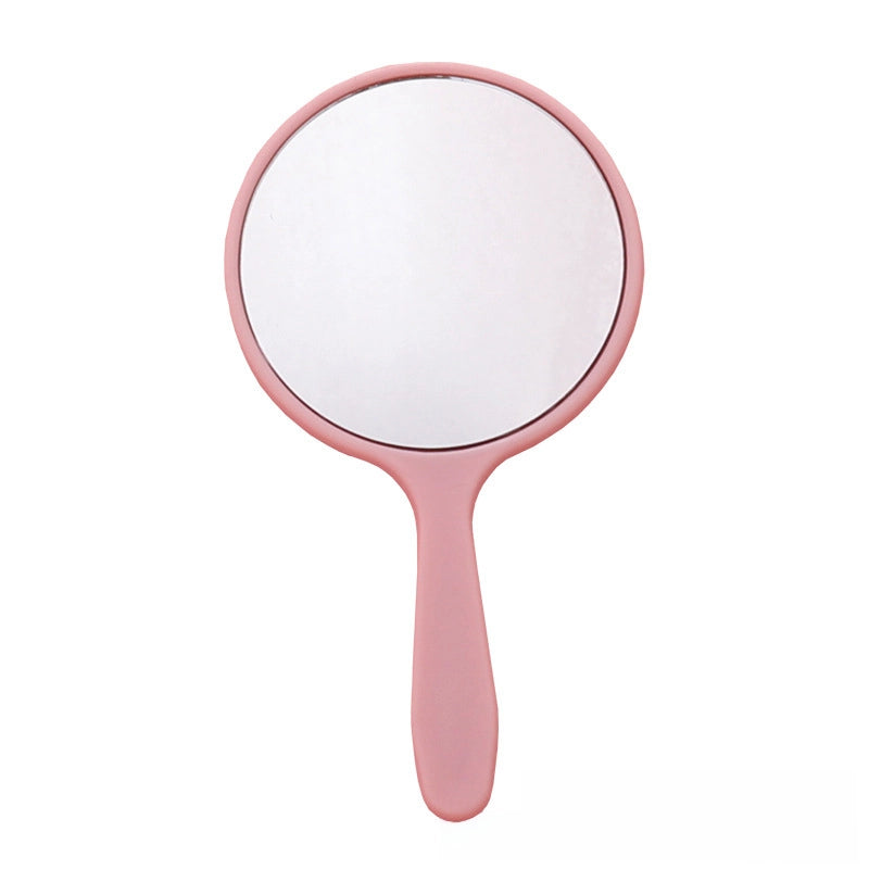 Round Mirror Mini Portable Mirror Handheld Makeup Mirror Cute Portable Handle Mirror Printable LOGO Plastic Small Mirror