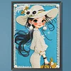 Diamond Painting-DIY Special Shaped Drill Pearl Painting Girl(30x40cm)