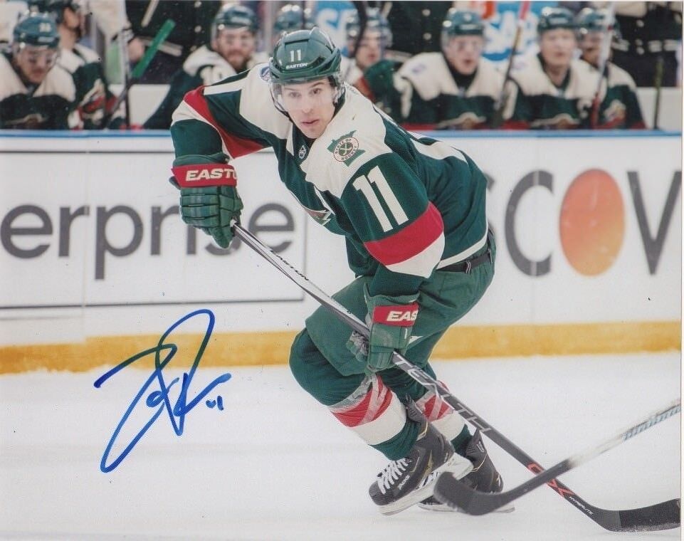 Minnesota Wild Zach Parise Autographed Signed 8x10 NHL Photo Poster painting COA