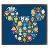 Cartoon - 11CT Counted Cross Stitch - 40*45cm - Disney