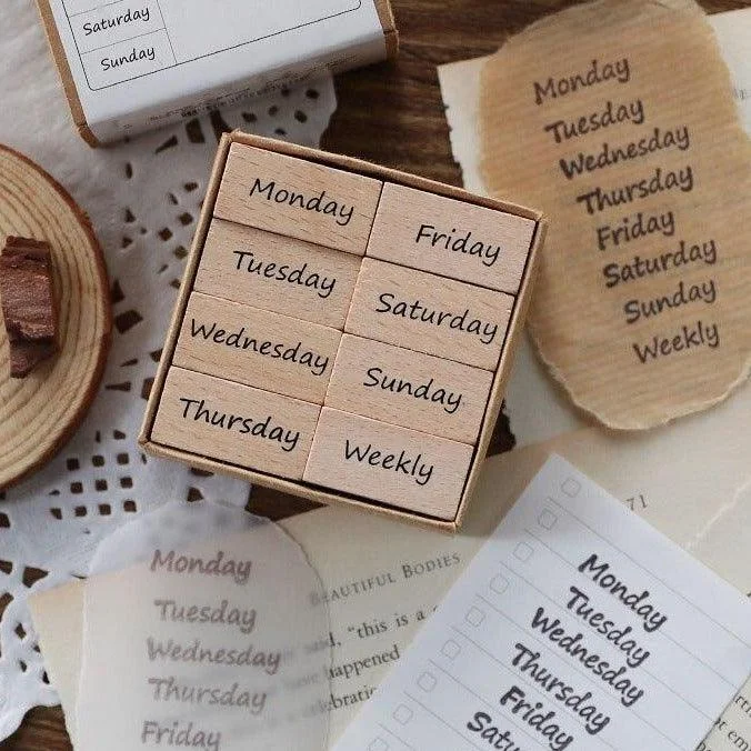 Week Day Stamps-Himinee.com