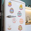 8Pcs DIY Easter Egg Chicken Diamond Painting Fridge Magnets