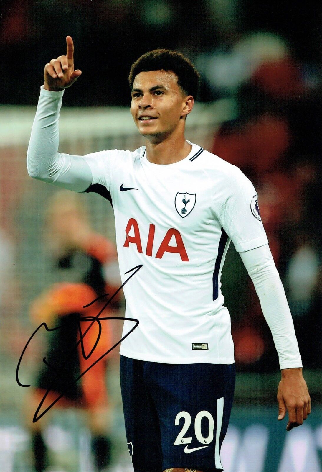 Dele ALLI SIGNED Autograph 12x8 Photo Poster painting 5 AFTAL COA SPURS Tottenham Hotspurs