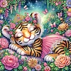 Diamond Painting-DIY Crystal Rhinestone Tiger