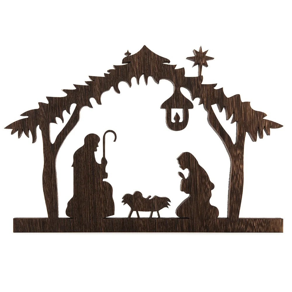 Home Decor Table Ornament Wood Dog Craft Sculpture Handmade Wooden Pets Figurine Crafs Desk Decorations Great Gifts for Friends