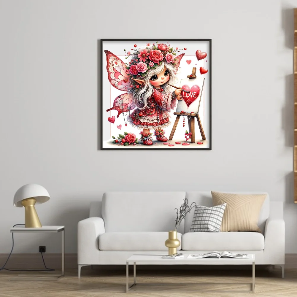 11CT Full Stamped Cross Stitch - Fairy(Canvas|45*45CM)