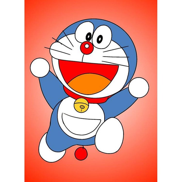 Doraemon  Full Round Diamond Painting 30*40CM