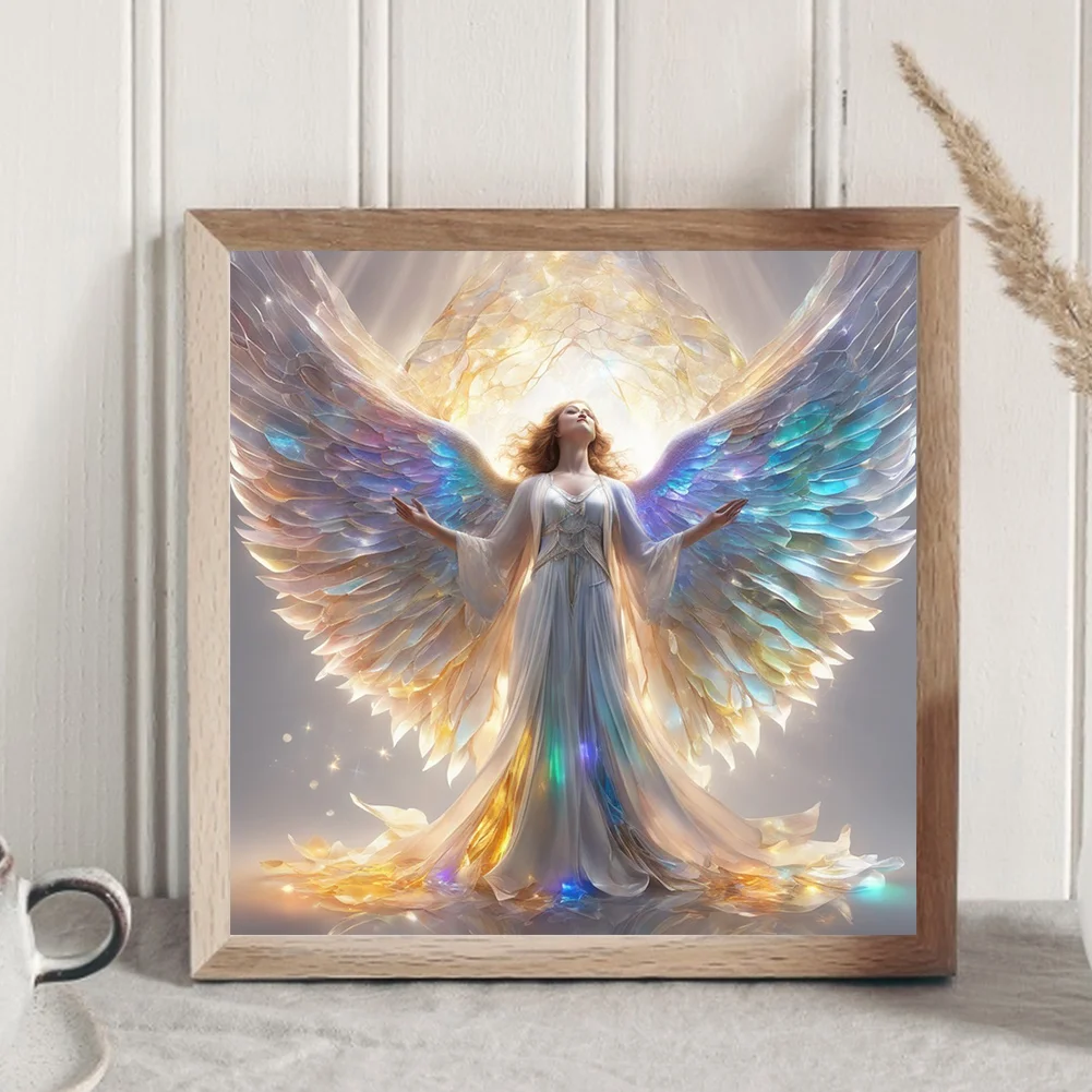 Diamond Painting - Full Round Drill - Angel(Canvas|30*30cm)