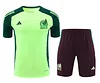 2024 Mexico Pre-match Training Green Shirt+Shorts 1:1 Thai Quality