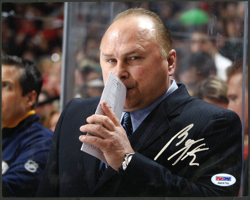 Barry Trotz SIGNED 8x10 Photo Poster painting Nashville Predators Coach ITP PSA/DNA AUTOGRAPHED