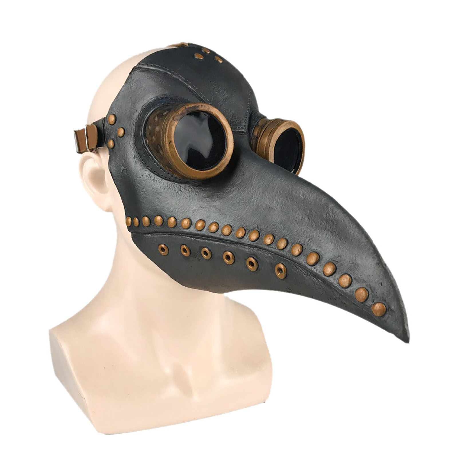 

Doctor Birds Latex Long Nose Beak Cosplay Steampunk Halloween Face Cover, 501 Original