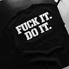 Unisex Casual Oversize DO IT Graphic T-Shirt by Inlyline