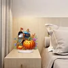 >SALE<2D Flat Print Autumn Pumpkin Mailbox DIY Table Top Diamond Painting Ornament Kit