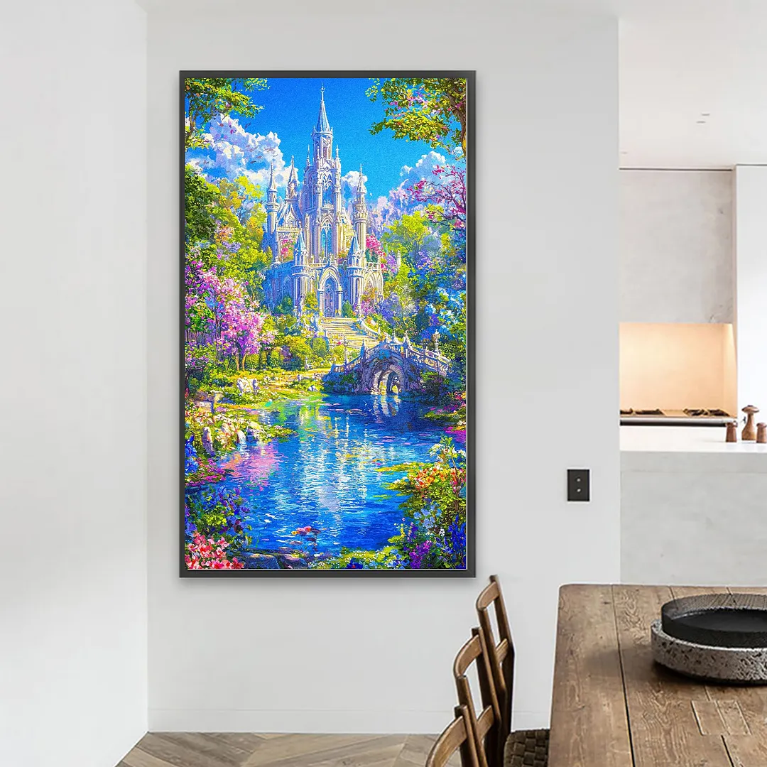 Castle 5D Full Round Drill DIY Diamond Painting Kit for Adults 40x70CM