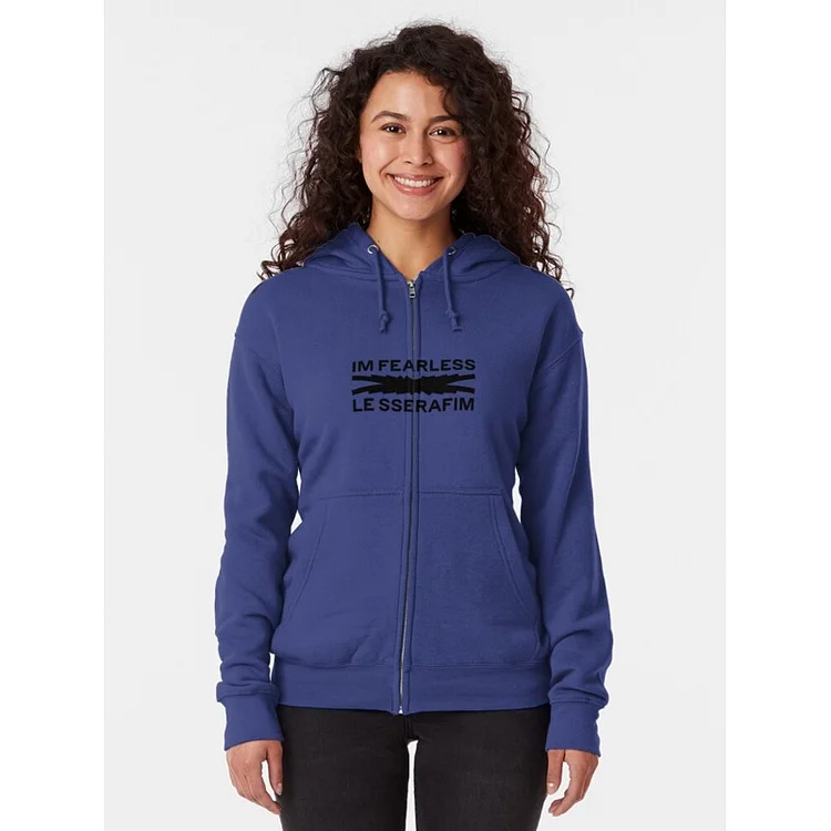 LE SSERAFIM Zip-Up Hoodie