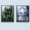 (2 Pack) Toothless Set - Round Drill Diamond Painting - 30*40CM
