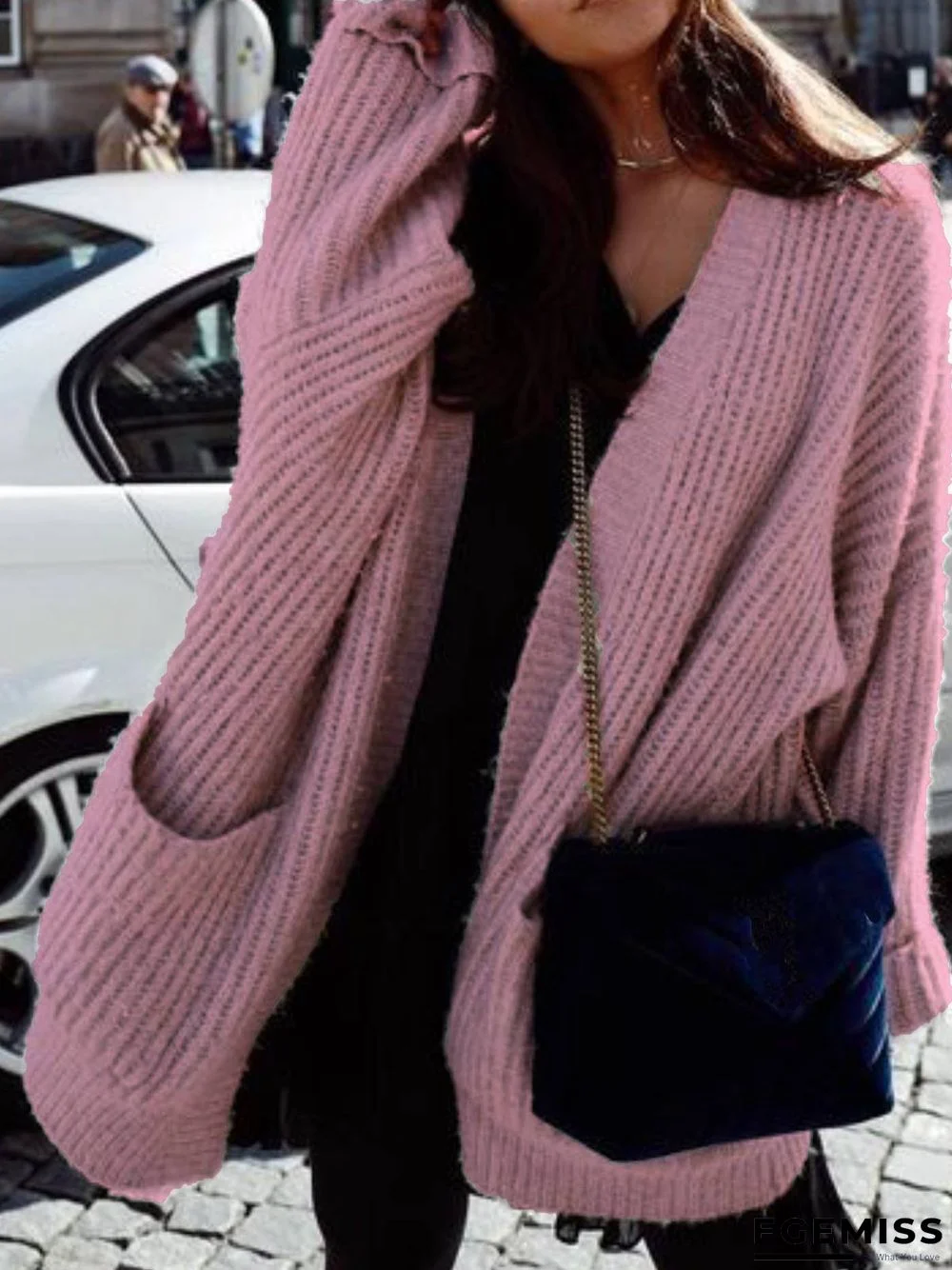 Gray Cocoon Casual Sweater | EGEMISS