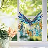 (US Local)DIY Diamond Painting Art Pendant Window Hanging Eagle Dream Catcher