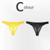 Men's Ultra-Thin Ice Silk Sexy Transparent Thong