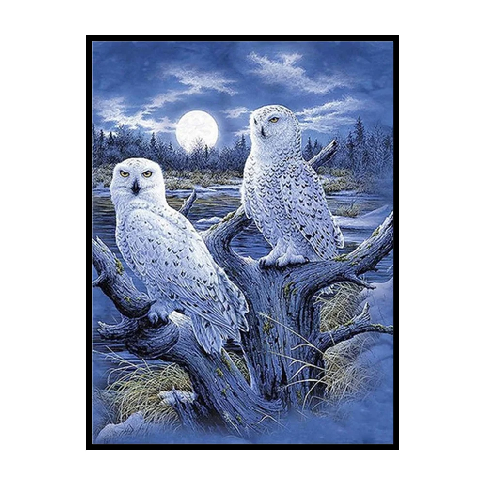11ct Stamped Cross Stitch - Owl(40*50cm)