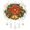 Christmas DIY Acrylic Diamond Painting Pendant Double Sided Paint Suncatcher Hanging Ornament Home Decor Kit 
