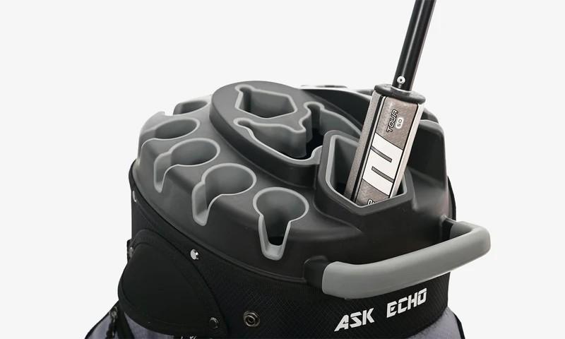 Ask Echo Golf T-LOCK Cart Bag 14 Way Organizer Dividers Quiet Golf Bag