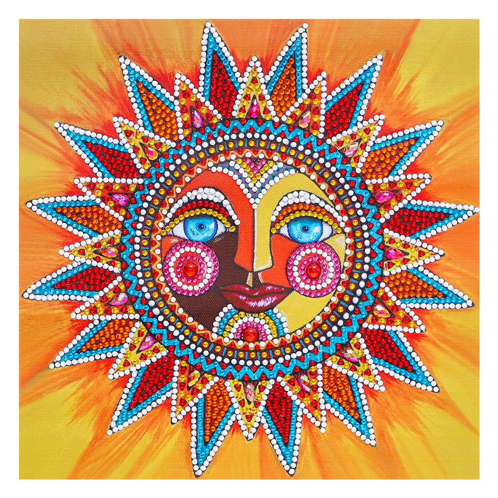 

Luminous Sun God - Special Shaped Diamond Painting - 30*30CM, 501 Original