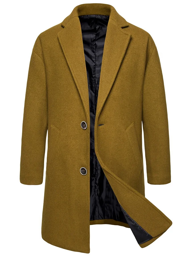 Men's Casual Mid-length Coat