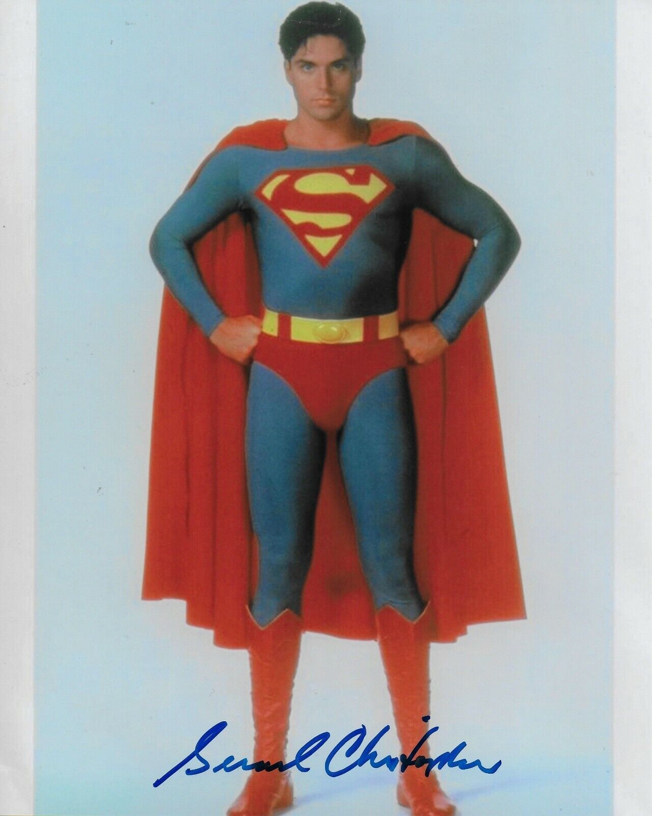 Gerard Christopher Superboy Original Autographed 8X10 Photo Poster painting #9