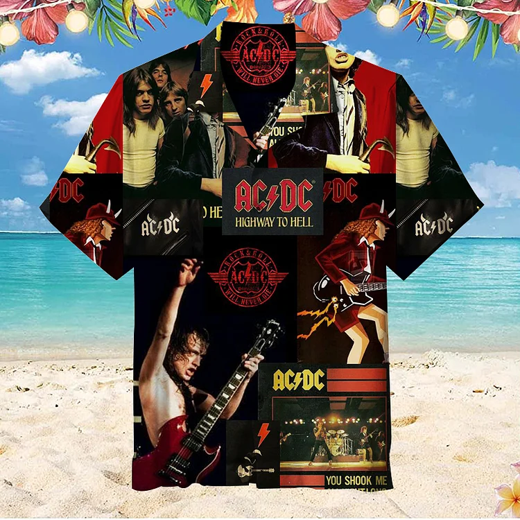 AC DC | Unisex Hawaiian Shirt