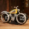Retro bicycle flip clock, motorcycle shape flip clock