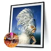Diamond Painting -5D Full Round Drill Mask Girl