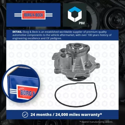 Dronehint Water Pump fits VAUXHALL VECTRA C 1.8 06 to 08 Z18XER Coolant B&B 01334142 New Parts