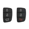 3 Buttons Flip Folding Remote Car Key Shell Pad Replacement for Hyundai