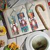 3Pcs Diamond Painting Christmas Nutcracker Bookmark for Book Lovers
