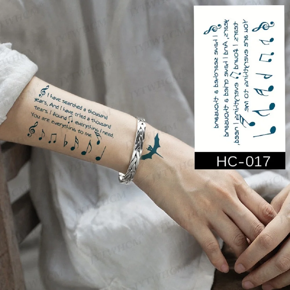 Fake Tattoo Stickers Dandelion Women's Waterproof Temporary Tattoo Arm Flash Body Art Tattoos and Body Painting One-time Tattoos