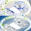 Screw in Ceiling Fan with Light with 3 Adjustable Color Modes Drone Inspired Led Ceiling Fan Light with Extension Rod & Remote Control for Bedroom Living Room Office
