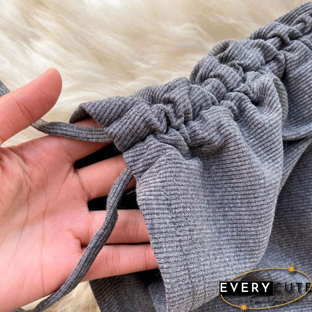 Solid Color  Two-Piece Set P14938