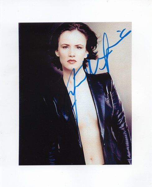 Juliette Lewis genuine autograph sexy Photo Poster painting 8x10