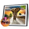 Diamond Painting -DIY Round Drill African Elephant