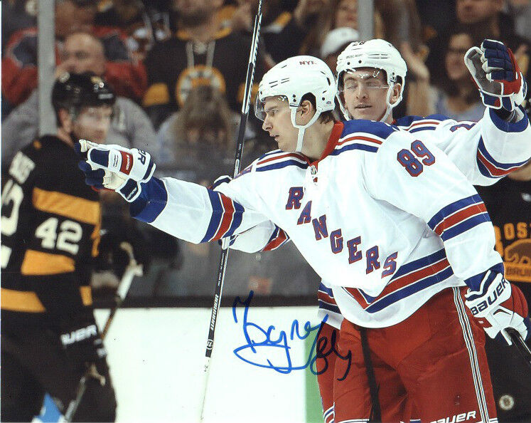 New York Rangers Pavel Buchnevich Autographed Signed 8x10 NHL Photo Poster painting COA NYR O