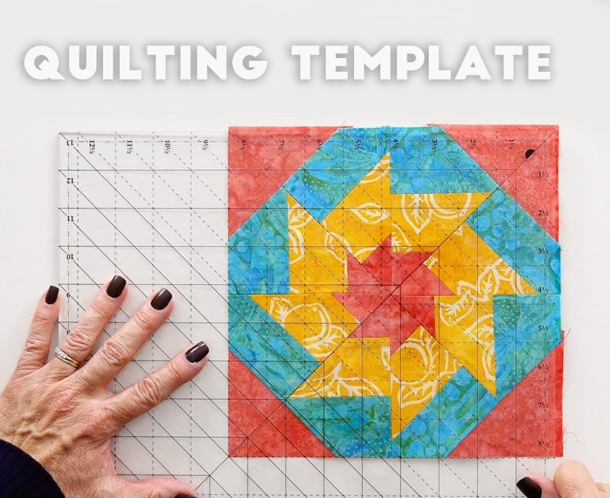 Tucker Trimmer I Magic Quilt Ruler - Tutorial + Template Included