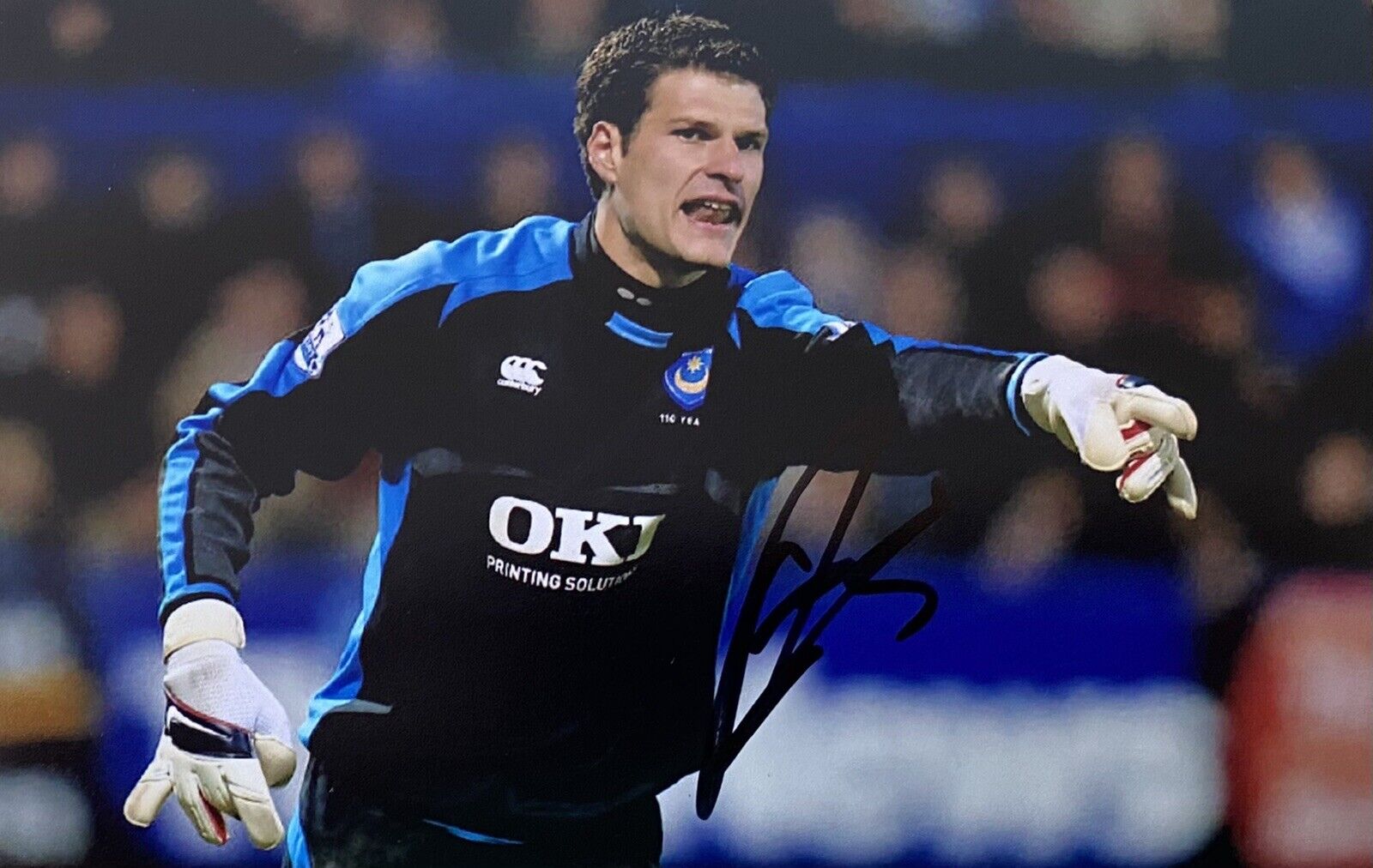 Asmir Begovic Genuine Hand Signed Portsmouth 6X4 Photo Poster painting