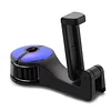 Car Rear Seat Hook, Load-Bearing 15KG, Multi-Function Hanging Storage Mobile Phone Holder, Lazy Holder