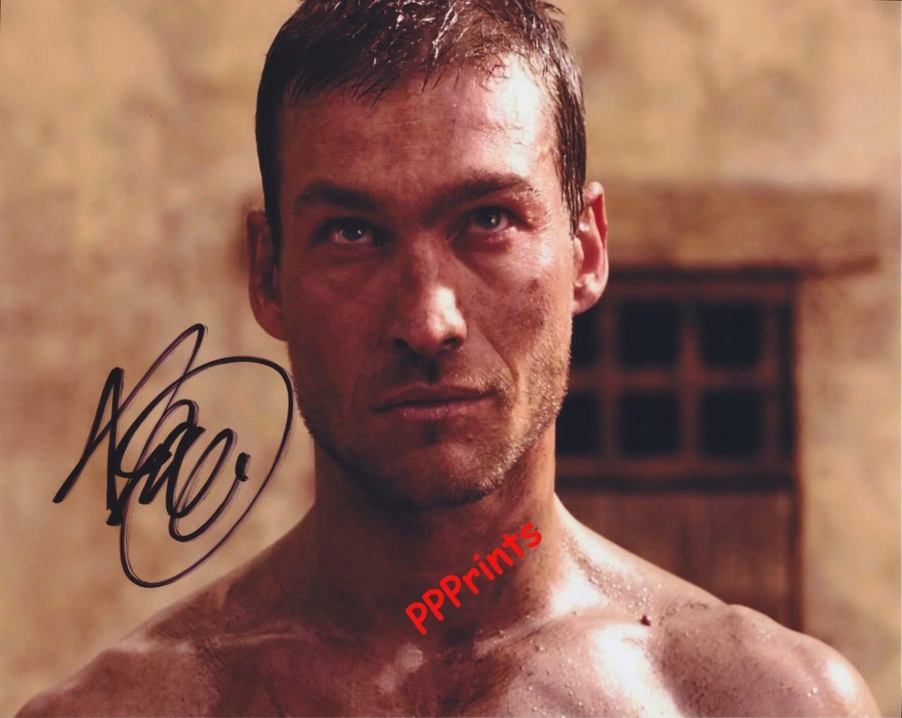 ANDY WHITFIELD Spartacus AUTOGRAPH 10X 8