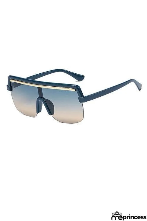 Metal Oversized Sunglasses