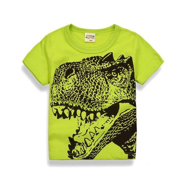 Fashion Colored Dragon Tee Tops Shirt Outerwear Clothes