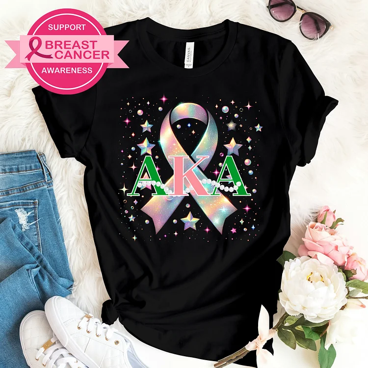 Akas Breast Cancer Awareness T-Shirt