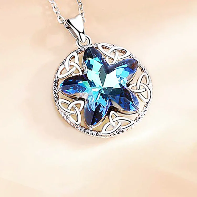 For Granddaughter - S925 You are the most Special Star in the Universe Crystal Star Necklace