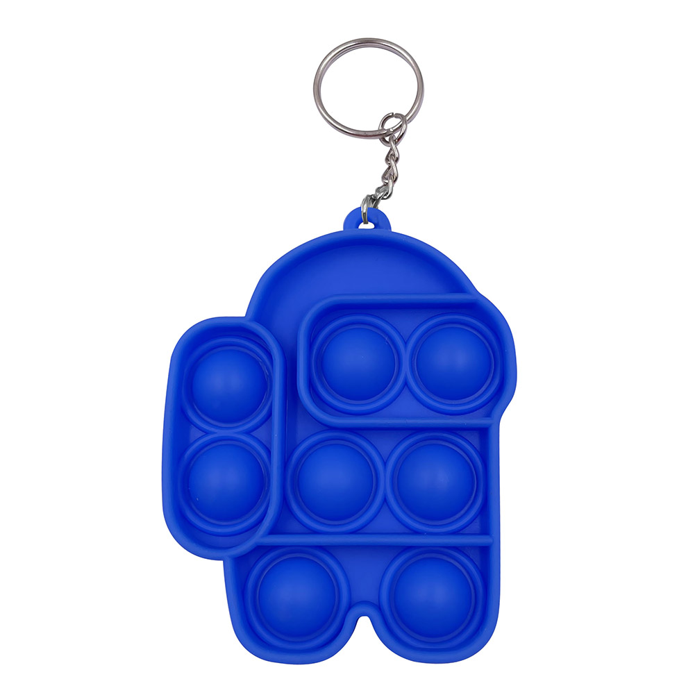 

Push Bubble Stress Reliever Sensory Simple Puzzle Toy for Autism (Blue), 501 Original